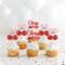 24-Pack “She’s the Cherry On Top” Cupcake Toppers – Glitter Cherry Cupcake Picks for Fruit-Themed Baby Showers, Bridal Showers, Weddings & Birthday Party Decorations